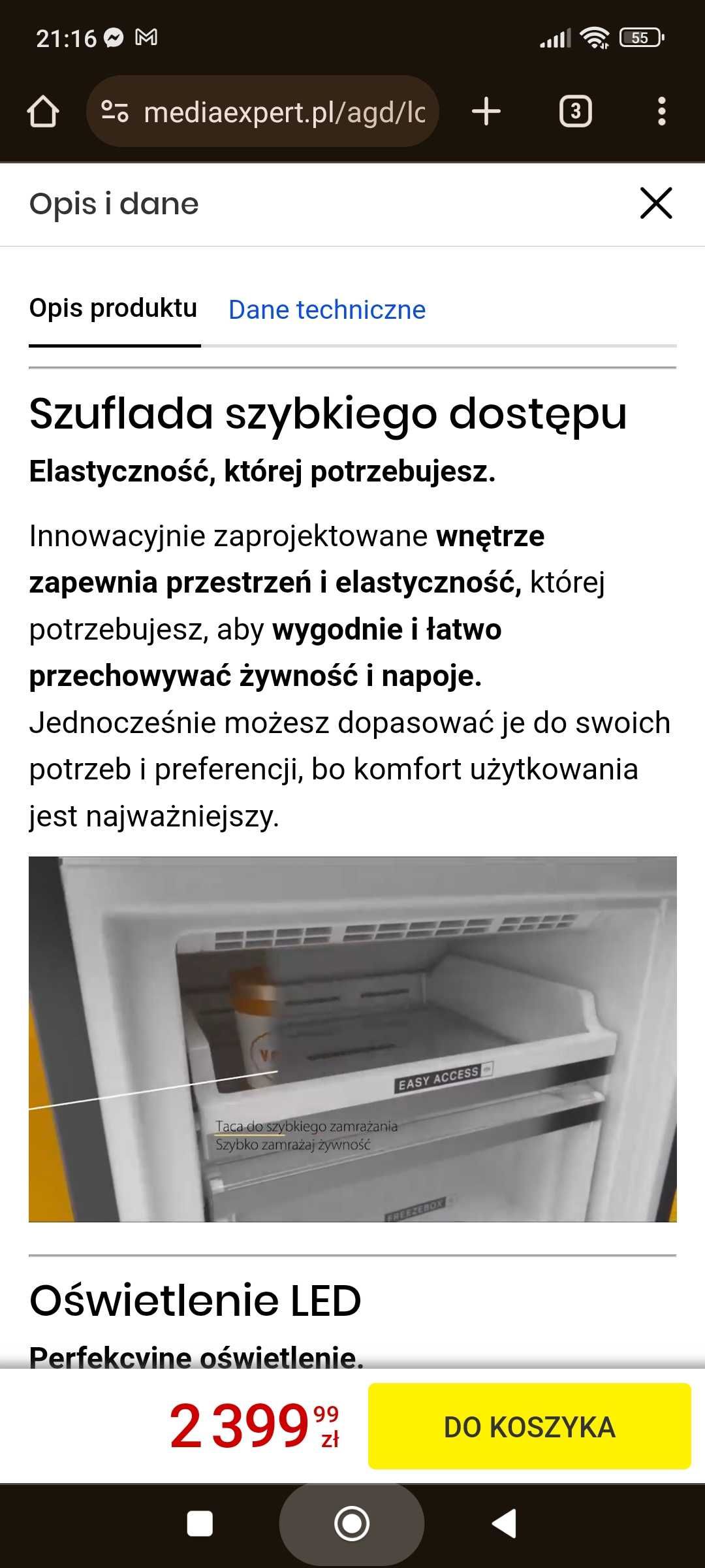 Lodówka WHIRLPOOL W7X 81O OX No frost 191.2cm Srebrna