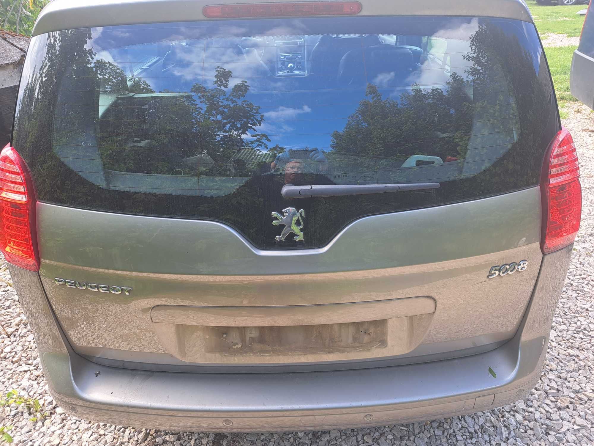 Peugeot 5008 I 09 maska zderzak błotnik drzwi lampa klapa EVGC lusterk