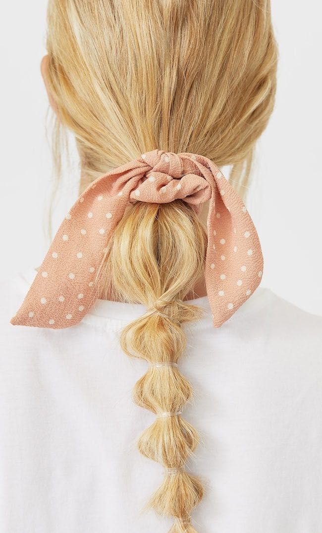 Fitas cabelo Scrunchies Zara