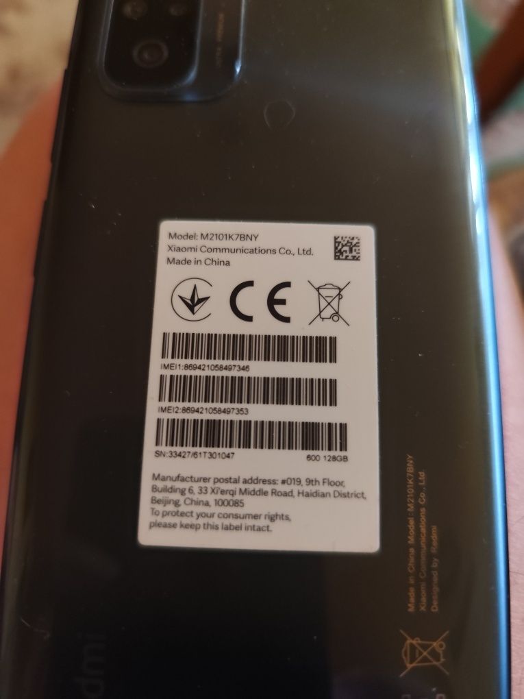 Telefon Xiaomi redmi note 10s