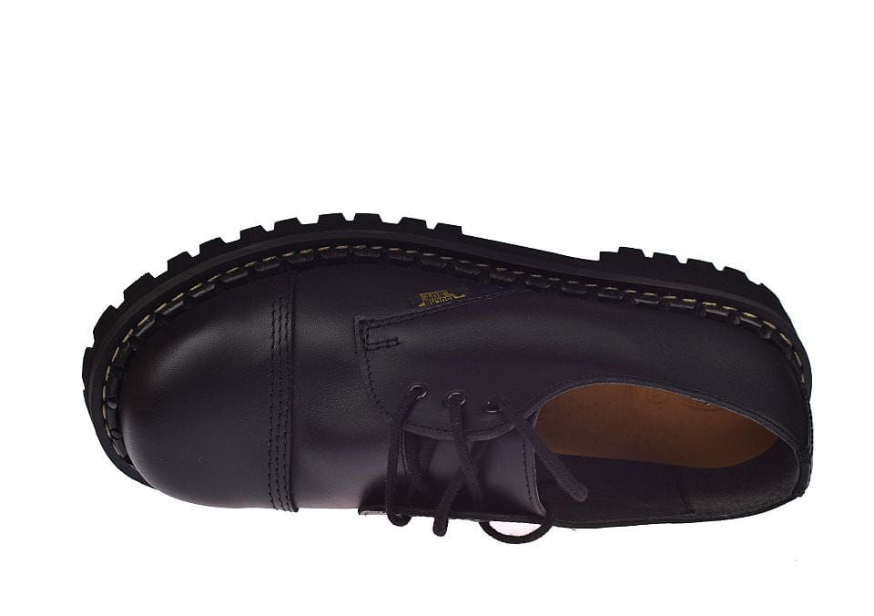 Glany męskie krótkie ze skóry oryginalne polskie półbuty 025 roz. 36