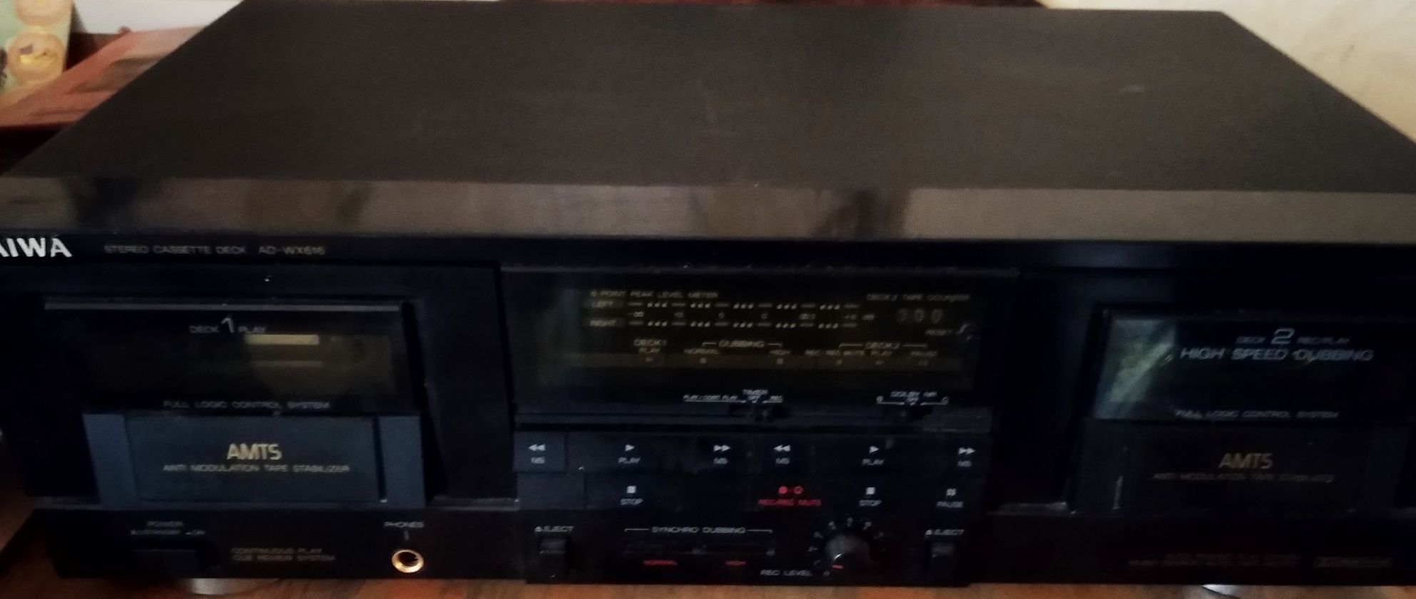 Дека двухкассетная Aiwa AD-WX616 Double Cassette с автореверсом