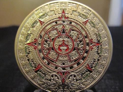 Монета Медальйон Золото Ацтеков!