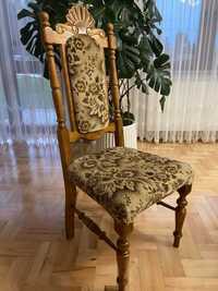 Krzesło stylowe drewniane