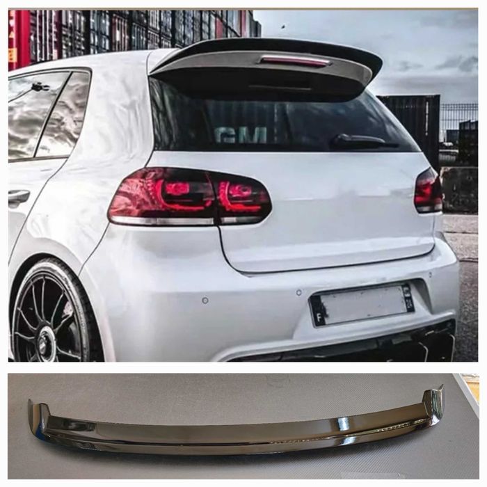 Aileron VW Golf 6 GTI - Plástico Preto Brilhante
