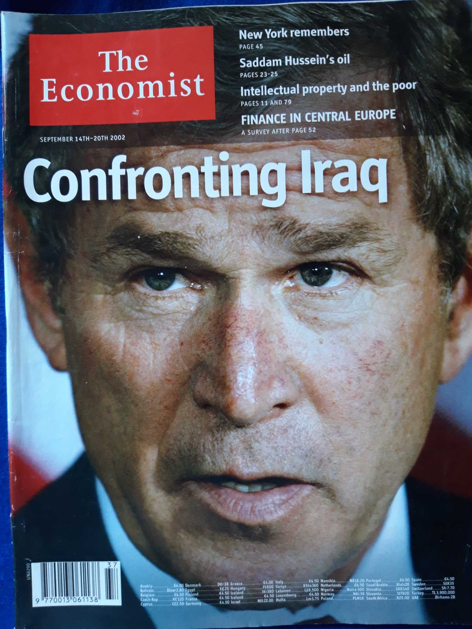 Revistas The Economist Ano 2002