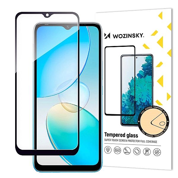 Wozinsky Full Glue szkło hartowane Infinix Hot 12i na cały ekran z ram