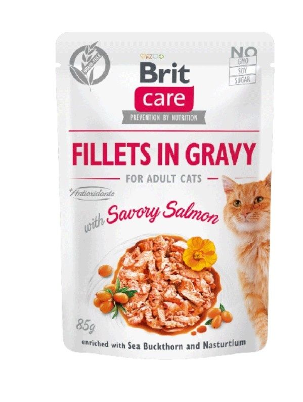 Brit Care Cat Pouches filet z kurczaka 10x85g