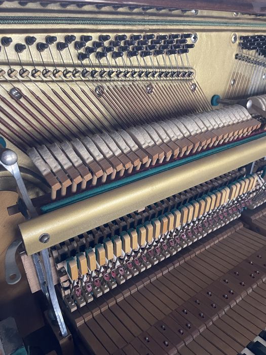 Pianino Etiuda 1983r brązowy sprawne z PRL-u Rybarzowice Razno