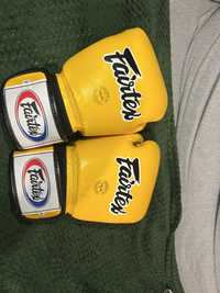 Rękawice bokserskie Fairtex BGV1 16oz żółte