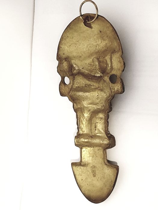 Recordação de Peru vintage: faca cerimonial TUMI em latão