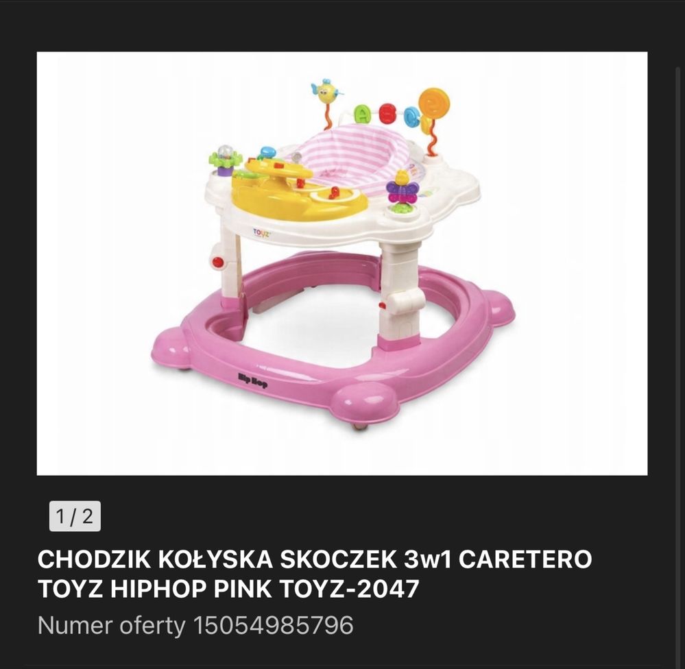 Chodzik 3w1 prawie nowy