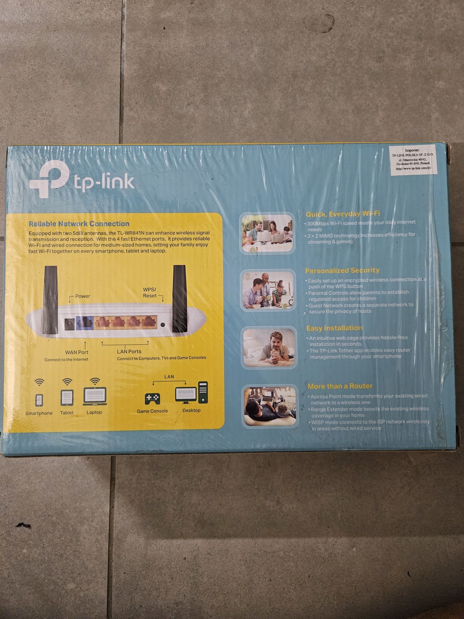 Router TP-LINK TL-WR841N