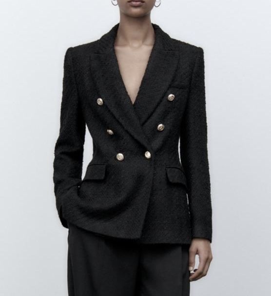 Піджак твідовий в стилі Balmain