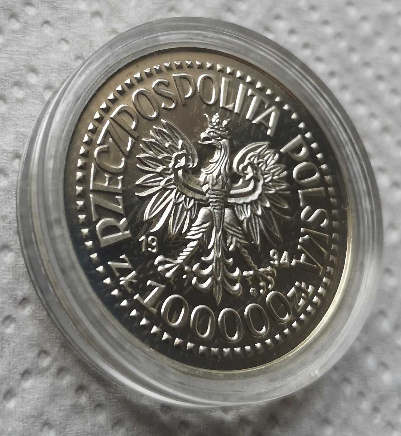 Kolekcjonerskie 100000 zł 1994 r. Powstanie warszawskie