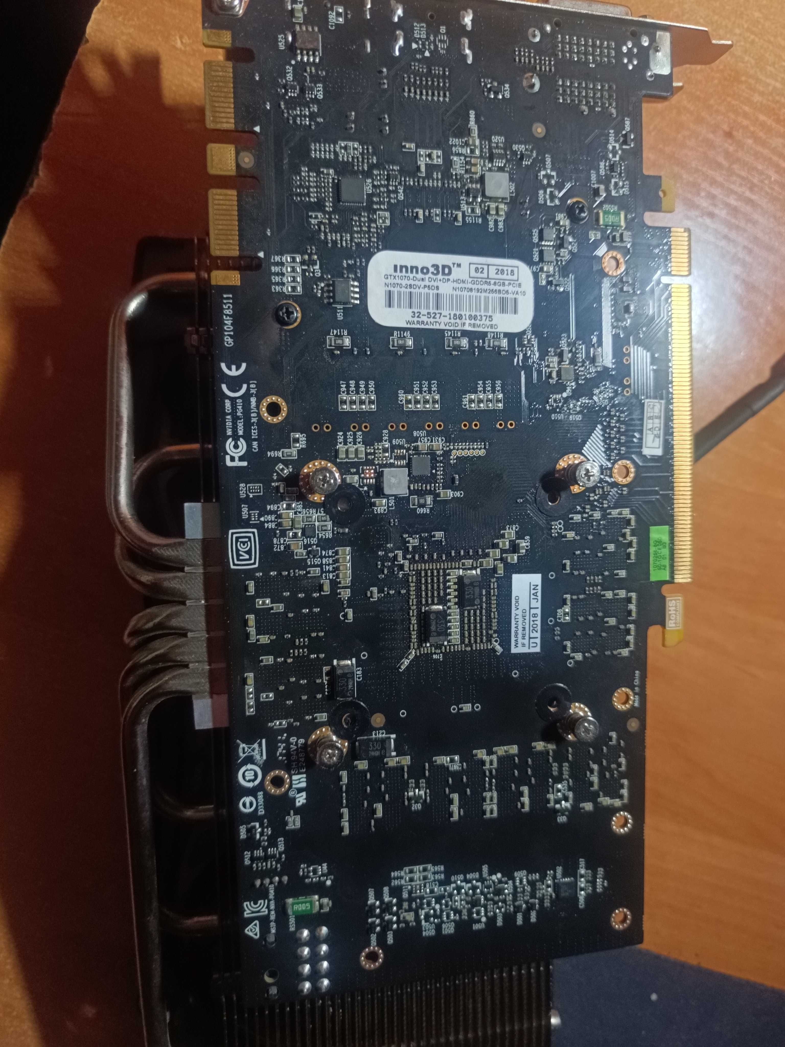 Nvidia gtx1070-dual