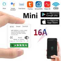 Smart-mini выключатель Aubess, 16A, WiFi