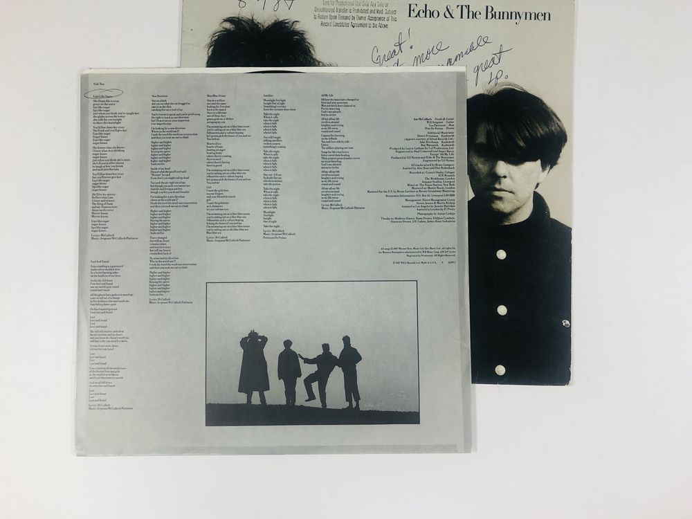 Echo & The Bunnymen - 1 press USA EX