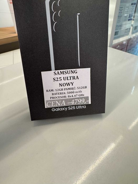 Samsung S25 Ultra 12/512GB NOWY Topcase Vivo *Raty 0%