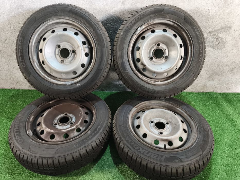 4 Jantes com pneus para citroën AX 145/70/13