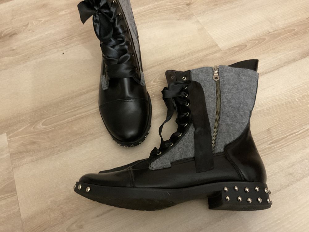 Buty 39 skórzane nowe
