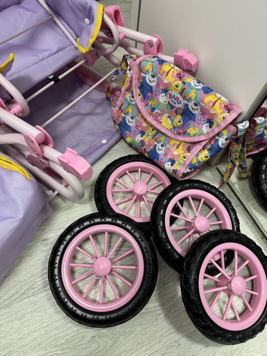 Коляска для ляльки Baby Born Делюкс S2  + Подарунок (маленька коляска)