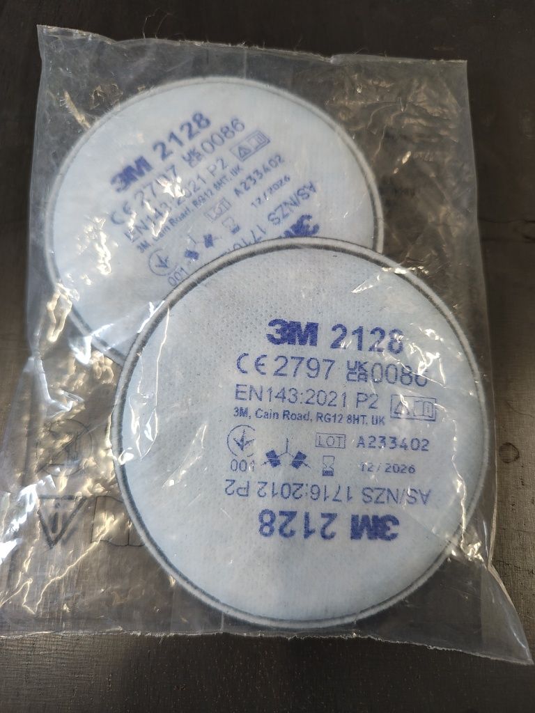 Filtry przeciwpyłowe 3M 2128 11 kpl