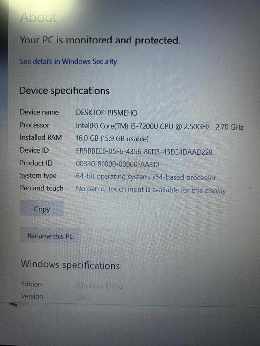 Acer Aspire F15 F5-573 i5-7200U / 16GB RAM / GTX950M 4GB / 512GB SSD