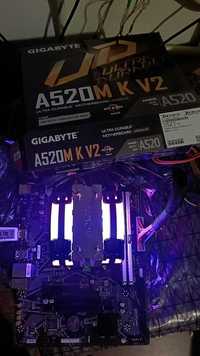 Новий комплект AMD R5 5600G+Vega 7\Gigabyte A520m K\16GB DDR4-4000mhz