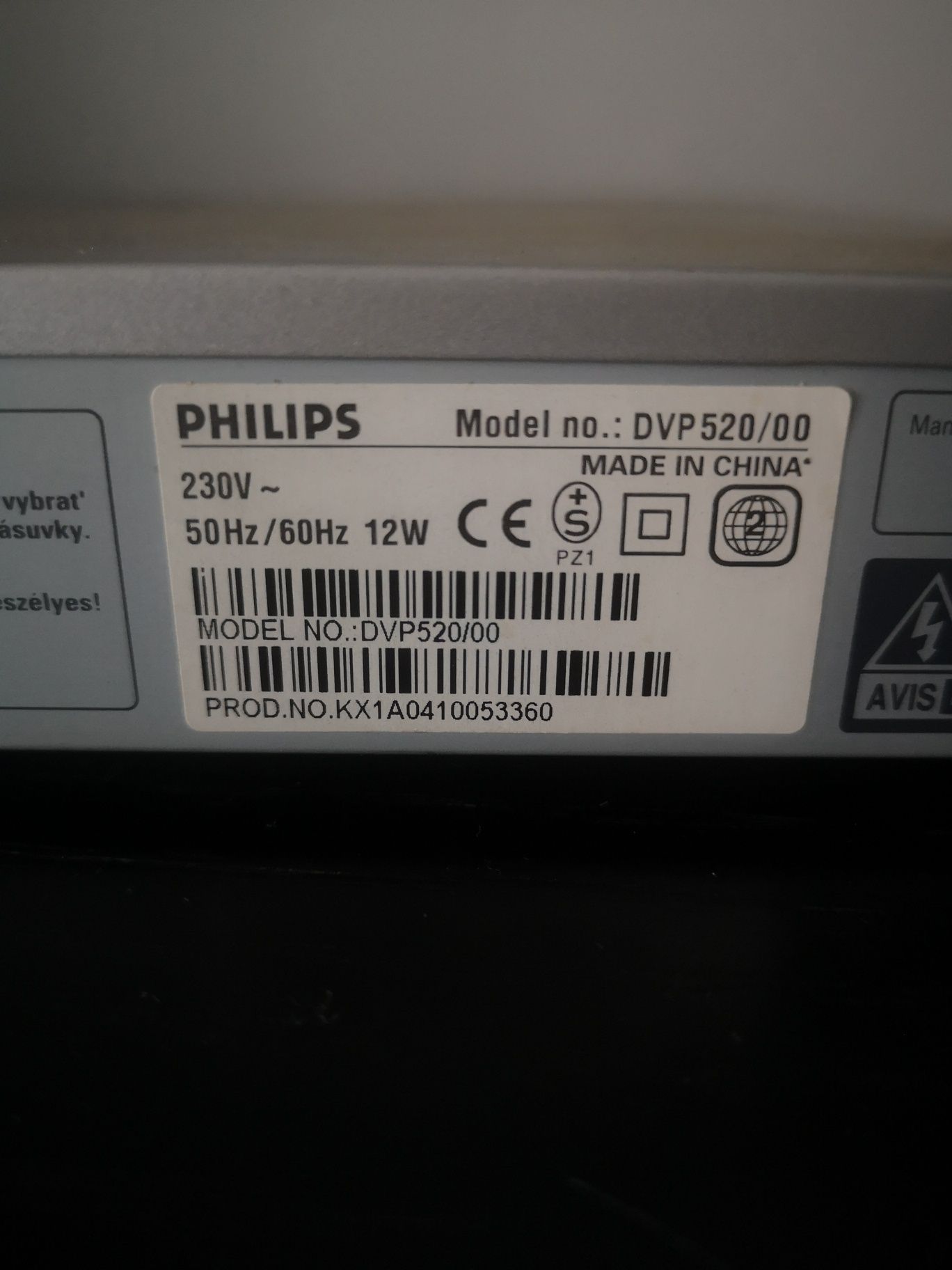 Leitor de DVD Philips