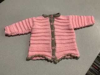 casaco tricot bébé