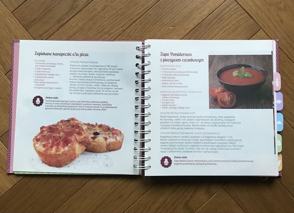 Przepiśnik kołonotatnik zeszyt na przepisy * nowy