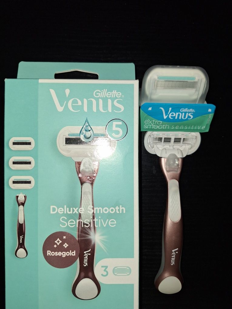 Venus Gillette 5 Deluxe Smooth Sensitive  dla kobiet+3 wkłady