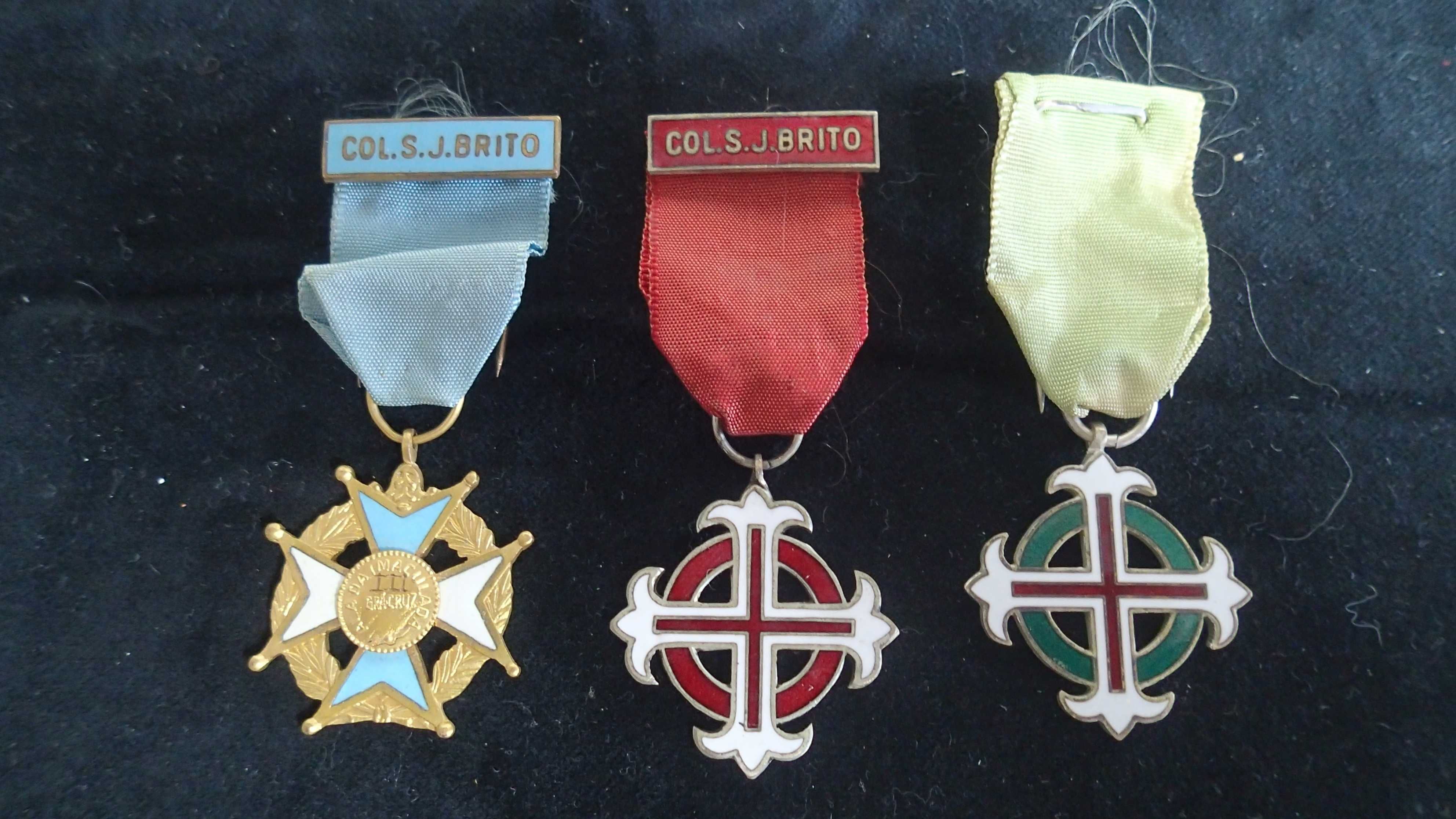 Medalhas de mérito escolar Colégio S.J.Brito