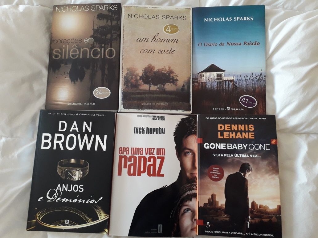 Livros novos de romance/mistério