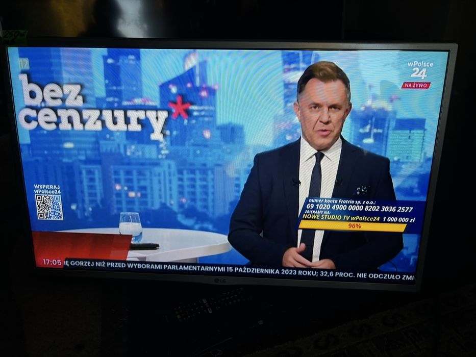 Telewizor LED LG 32 cale z pilotem przywieziony z Niemiec