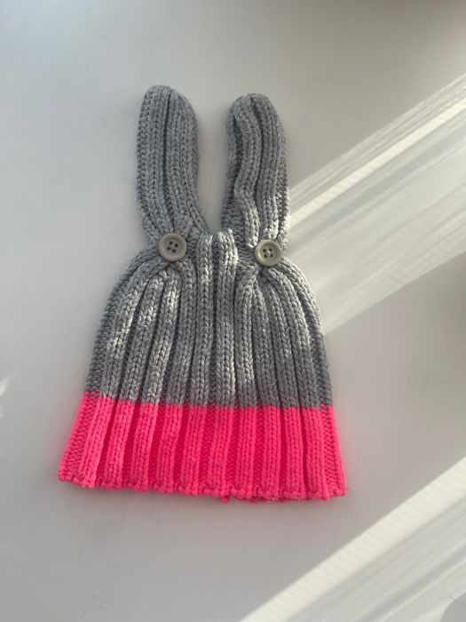 Шапочка з вушками 6-12 місяців