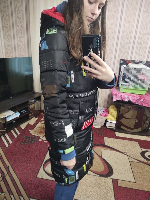 Куртка женская зимняя двусторонняя