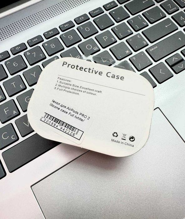 Чехол для наушников Air Pods pro 2 белый білий чохол для навушників