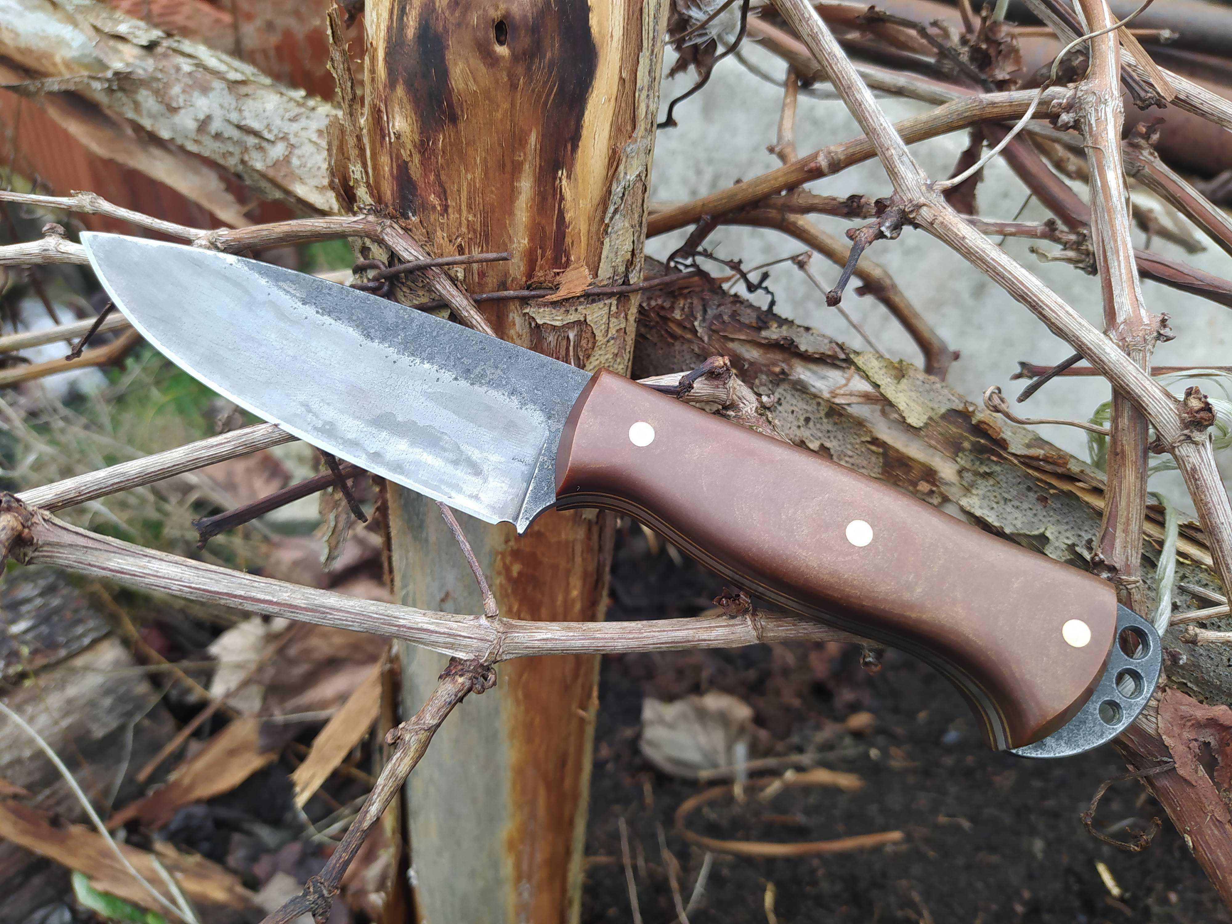 Nóż bushcraft handmade custom knives knifemaking survival