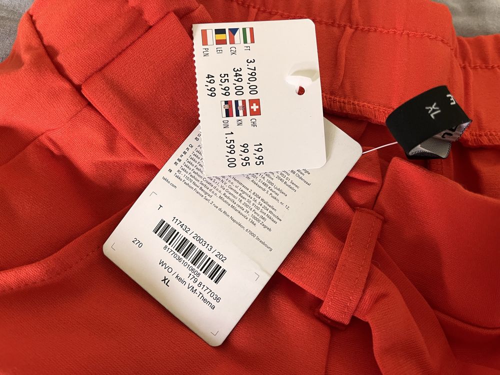 Spodenki damskie Jean Pascale rozmiar XL nowe z metką