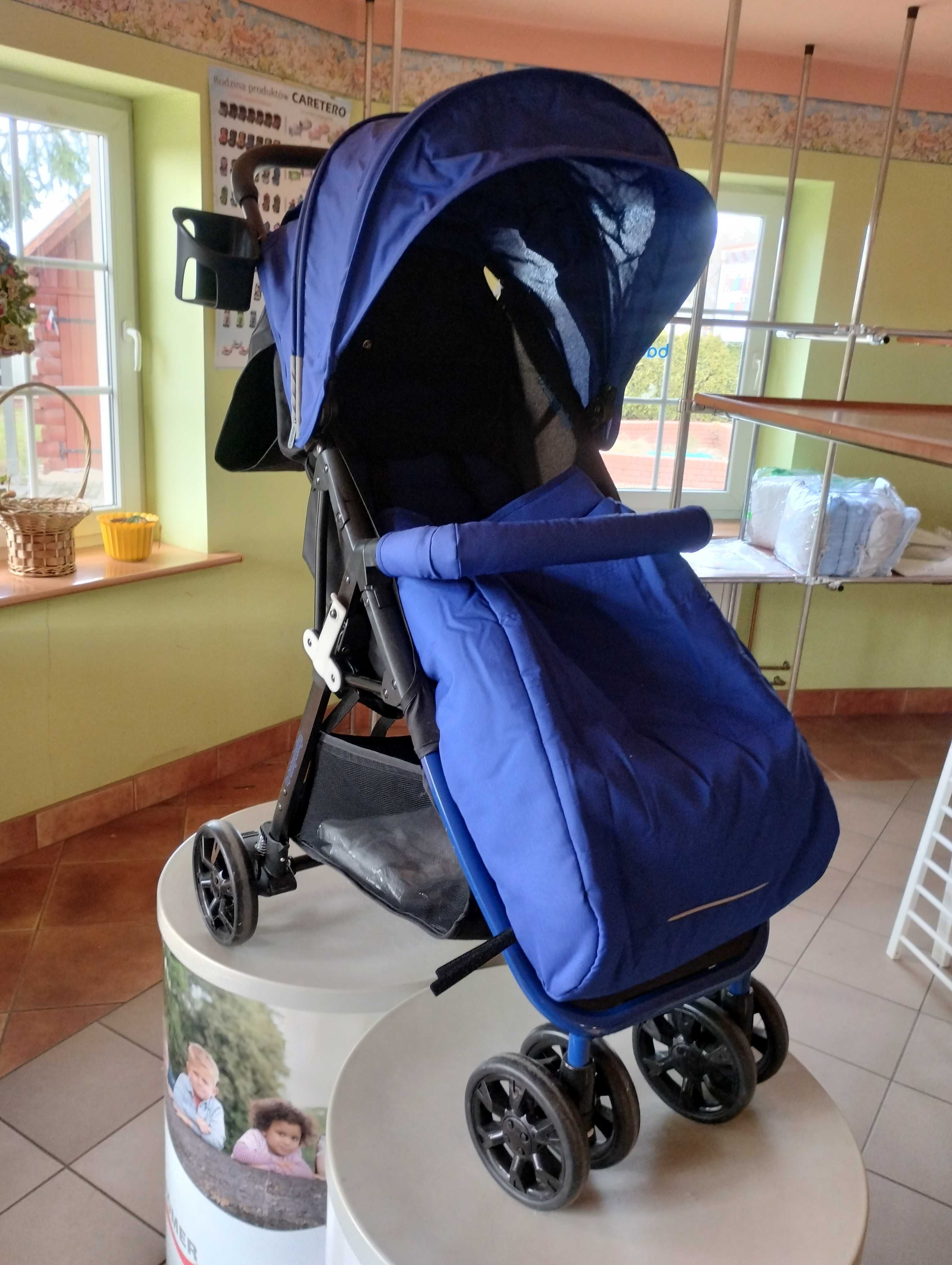 NOWY Wózek spacerowy Click Baby Design BLUE