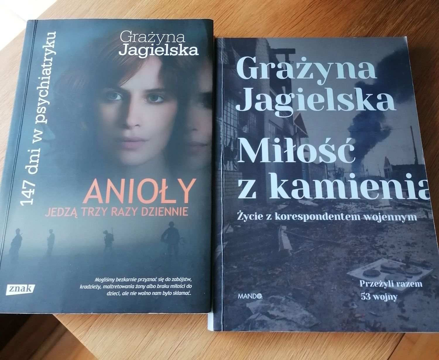 Książka pakiet Grażyna Jagielska Miłość z kamienia, Anioły