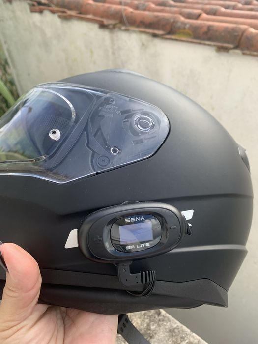 Capacete L52 na caixa com Bluetooth