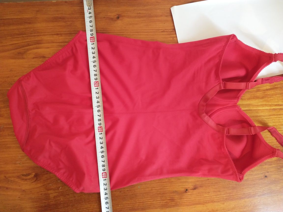 Body firmy Felina choice 75C Czerwone, amarena, walentynki.