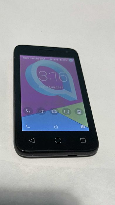Alcatel U3 – com caixa e carregador original – desbloqueado