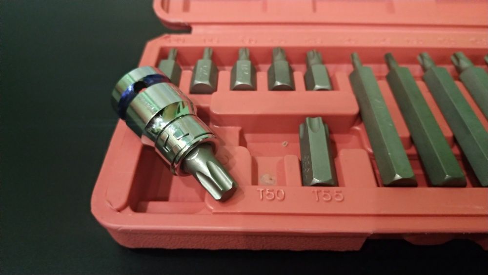 Набор автомобильных бит Torx Toolex (15шт)