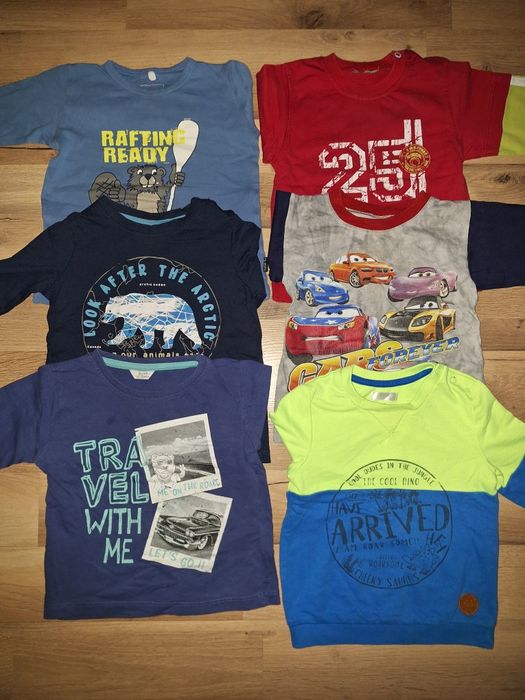 Koszulki z długim rękawem i bluza 86cm