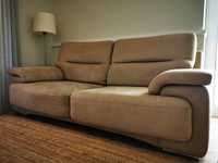 Sofa 3 lugares beige