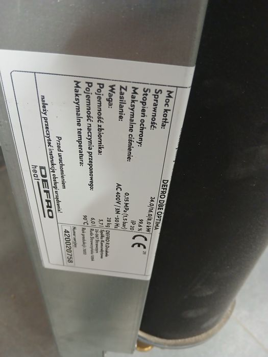 Piec elektryczny dwufunkcyjny Defro dbe optima